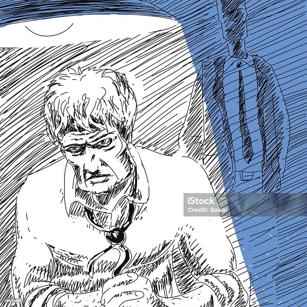 Interrogation Drawining Police Interrogation Stock Illustration - Download Image Now ...