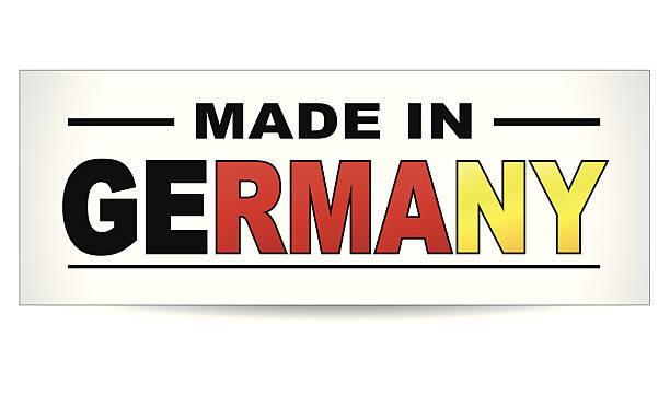 vektor made in germany label - made in germany stock-grafiken, -clipart, -cartoons und -symbole