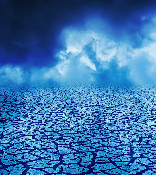 istock mystery clouds over drought earth in night 484329734