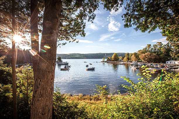 Harbor on Lake Champlain in late afternoon/early evening