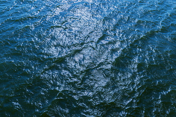 istock aerial view to water with reflections 484330446