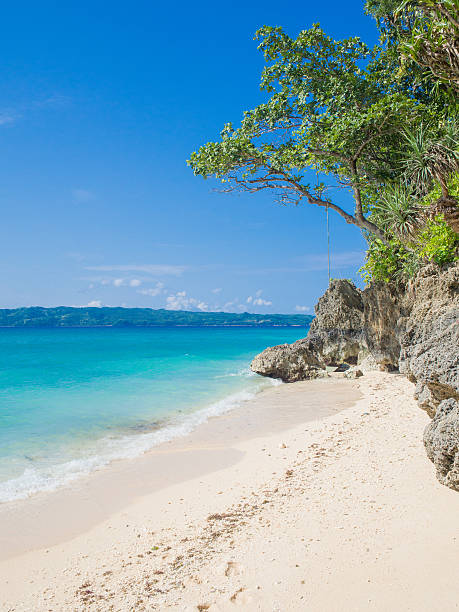 Pukka Beach Boracay Island stock photo