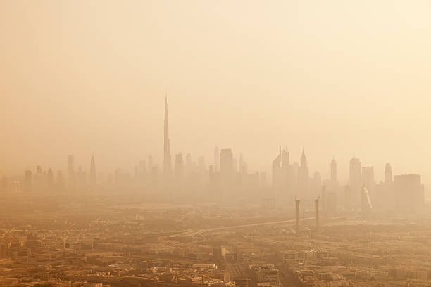 istock Dubai Skyline, Aerial View 484333610