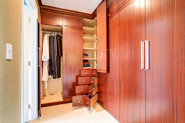 istock Luxury closet in master bedroom. 484333946