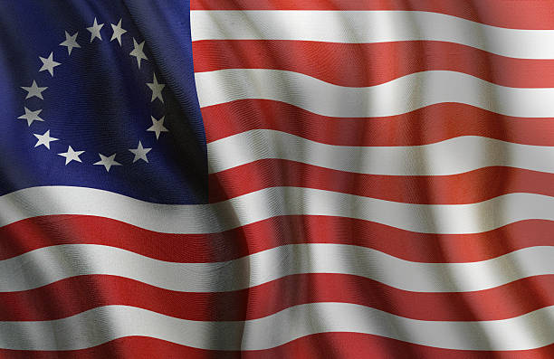 istock Historical US Betsy Ross Flag 484334102
