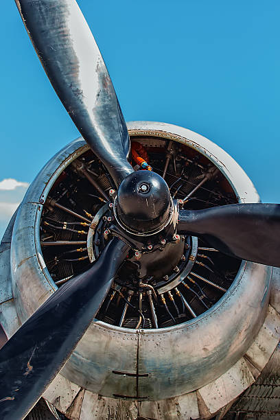 istock Dakota Douglas C 47 transport engine and propeller close up 484335638