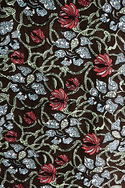 istock textured fabric  of flower vintage style 484339940