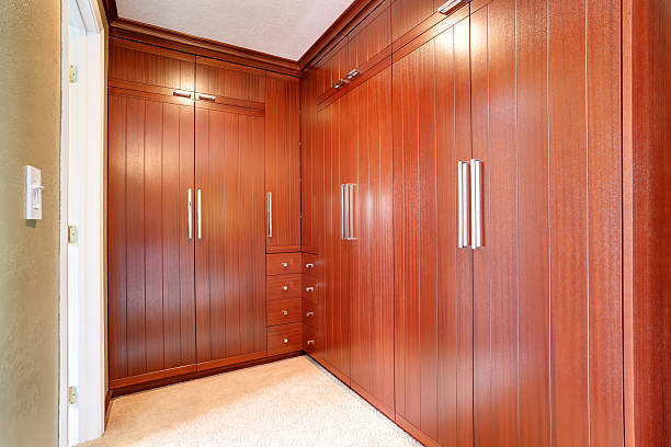 istock Luxury closet in master bedroom. 484342640