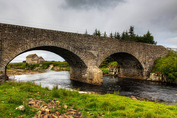 istock An old stone mill and bridge in Thurso, Scotland 484342838
