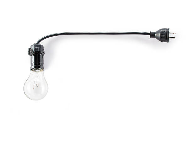 istock light bulb with plug and  Lamp Holder, cable tungsten 484343646