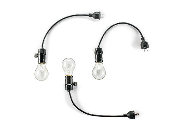 istock light bulb with plug and  Lamp Holder, cable tungsten three 484343886