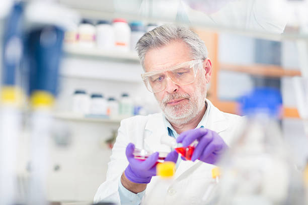 istock Life scientist researching in the laboratory. 484345203