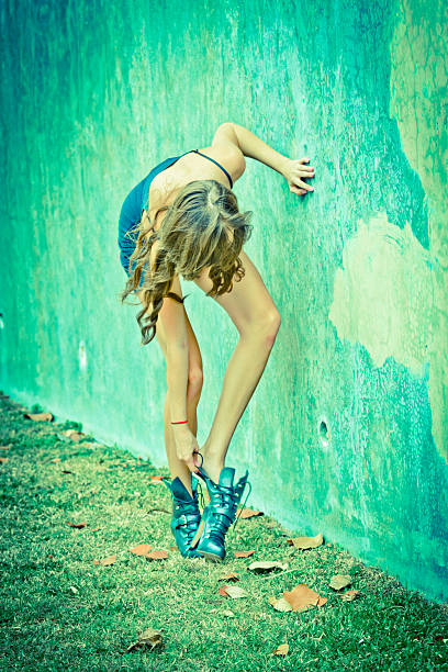 one young woman