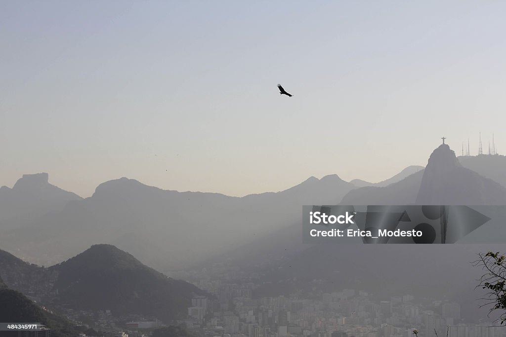 Vista dal Corcovado e Pan di Zucchero - Foto stock royalty-free di Capitali internazionali