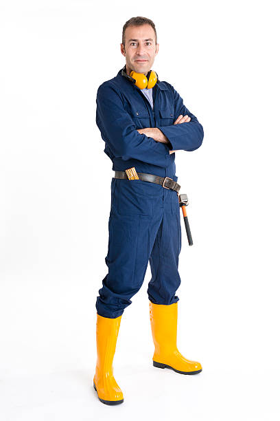 istock Full length portrait of an handsome Worker 484347155