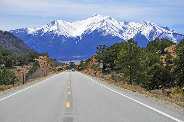 istock Driving into the Rocky Mountains 484348003