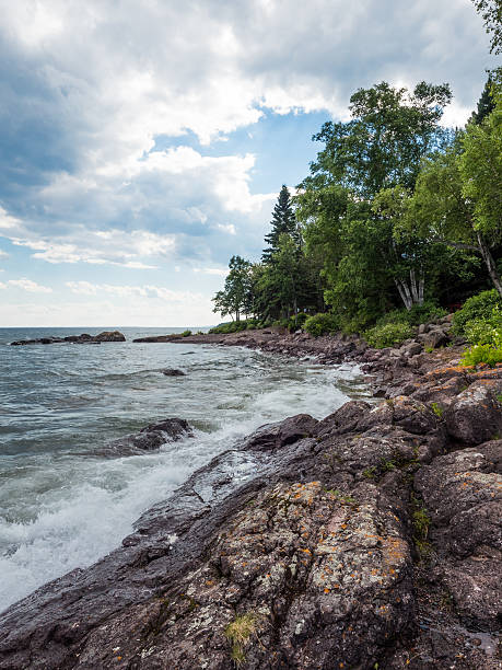istock Lake Superior Shore in Lutsen 2 484348044