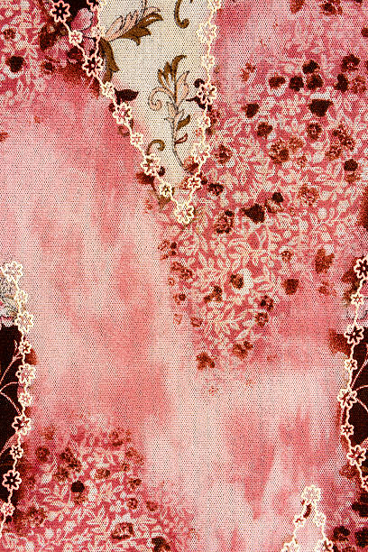istock textured fabric flower of vintage 484353724