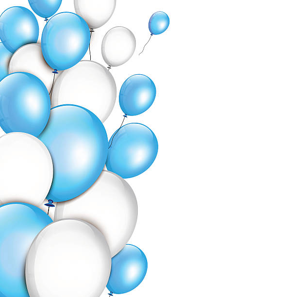 istock Balloons in traditional colors of Bavaria 484357880