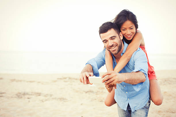 istock Happy young couple having fun 484357950