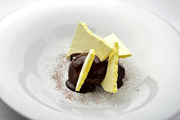 istock Dessert Chocolate Cream with Meringue 484358104