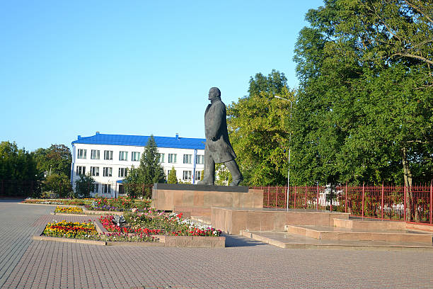 istock View of Lenin Square in Stolin. 484370126