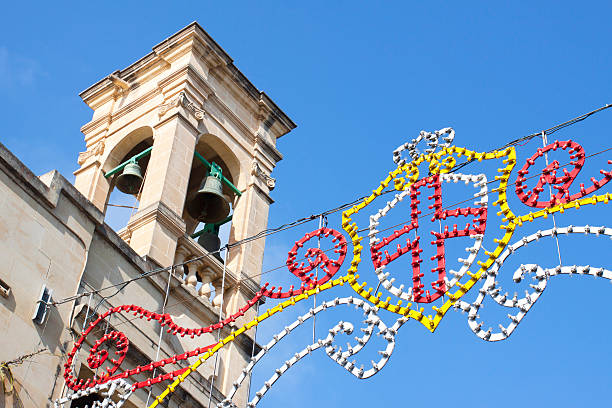 Feast in Gozo, Malta, Europe stock photo