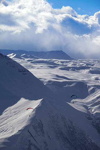 istock Sky gliding in snowy mountains 484372343