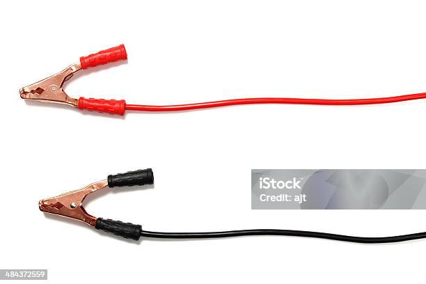 Jumper Cables Stock Photo - Download Image Now - Jumper Cable, Car, Cut Out