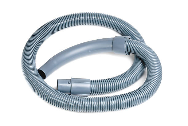 istock Corrugated Tube for Vacuum Cleaner isolated on white 484374821