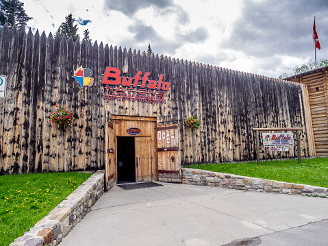 Banff, Сanada - June 19, 2015: Buffalo Nations Luxton Museum on June 19, 2015 in Town of Banff. The Buffalo Nations Luxton Museum is dedicated to First Nations of North America and their trading partners.