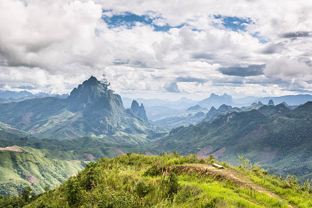 istock Landscape around Kasi in North Laos 484376296