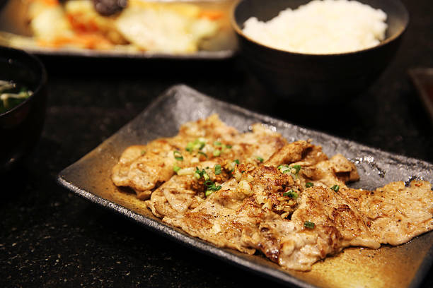 istock Beef with vegetables teppanyaki Japanese Cooking 484376996