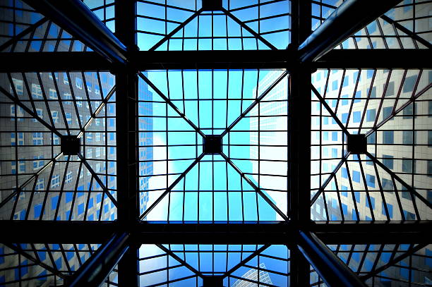 istock Roof against Sky and Skyscrapers 484377593