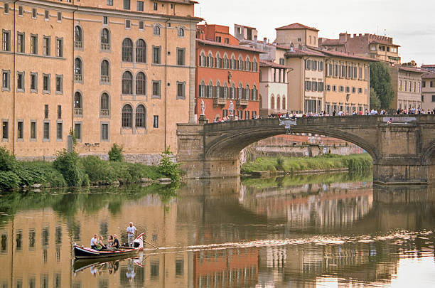 Ponte alla Carraia bridge and Arno river in Florence