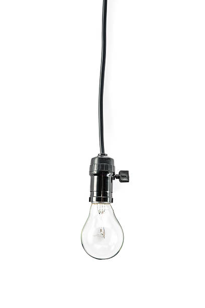 istock light bulb with  and  Lamp Holder, cable tungsten 484385496