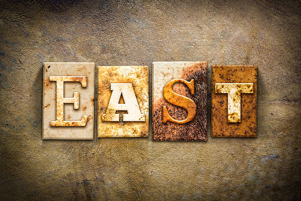 istock East Concept Letterpress Leather Theme 484389548