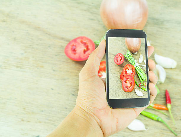 istock Smartphone shot vegetable photo 484389828