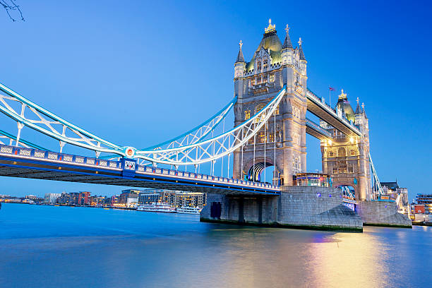 istock Tower Bridge in London at dusk 484396880