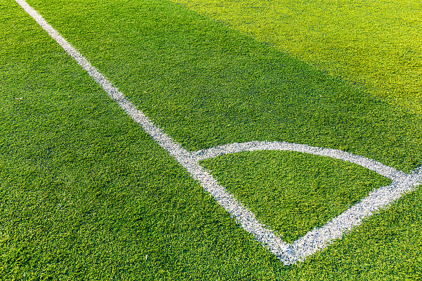 istock Football court grass 484401133
