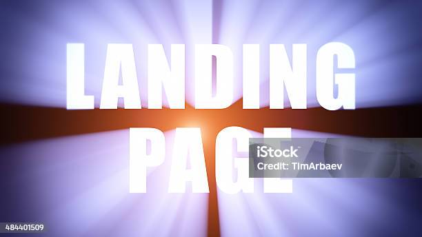 Illuminated Landing Page Stock Photo - Download Image Now - Building Conversion, Internet, Arts Culture and Entertainment