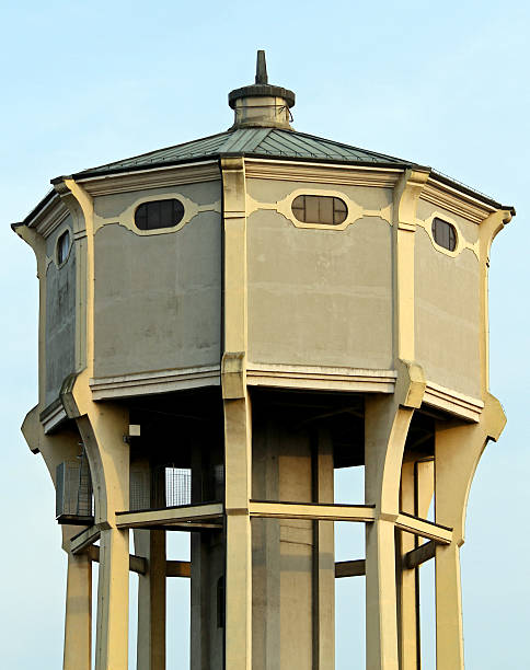 istock water tower with the large reservoir for drinking water 484401957