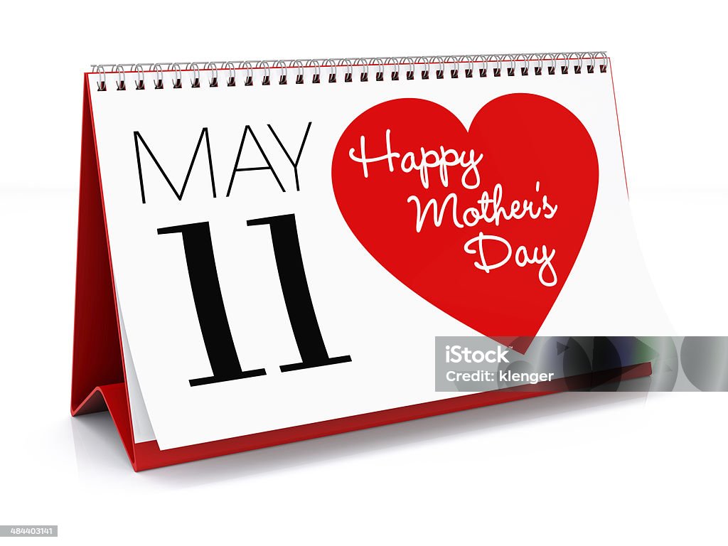 Mother's Day Calendar 3D Rendering 2014 Stock Photo