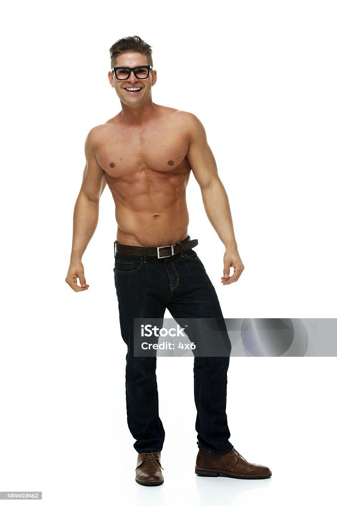 Muscular man posing Muscular man posinghttp://www.twodozendesign.info/i/1.png 20-29 Years Stock Photo