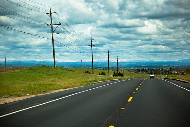 istock Heavy Overcast on the Road 484403483