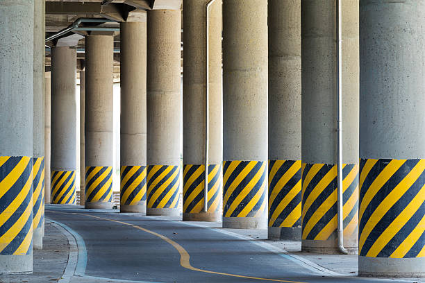 istock Bottom of highway road bridge 484403687