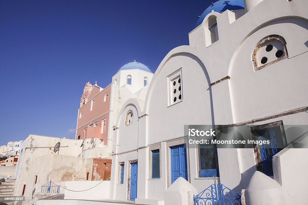 Oia auf Santorini, Griechenland - Lizenzfrei Architektonisches Detail Stock-Foto