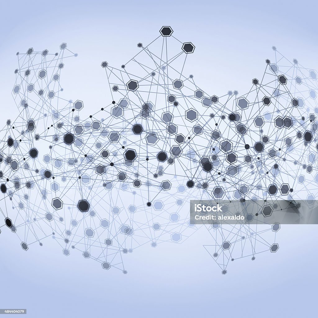 Blue Network Background abstract net global connections concept desaturated background Abstract stock illustration