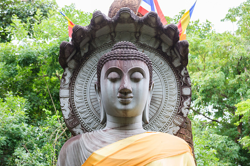 Buddha statues with a naga over His head