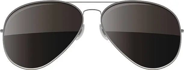 Vector illustration of Aviator Sunglasses